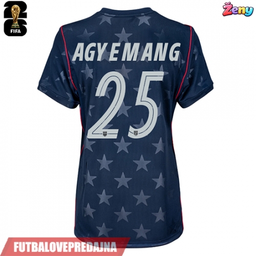 Lacne Ženy Futbalové dres Spojené štáty Patrick Agyemang #25 MS 2026 Krátky Rukáv - Preč